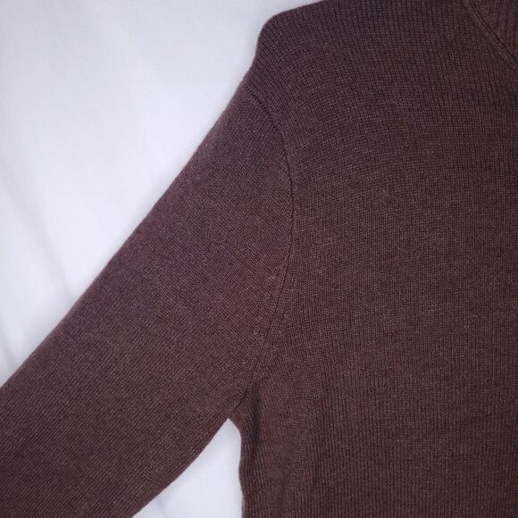 J Crew Sweater Mens Medium Brown Lambswool Shawl Collar NWT - Picture 3 of 12